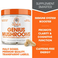 Mushroom Nootropic Brain Supplement with Lions Mane, Reishi, Cordyceps S9289