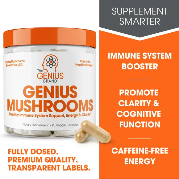 Mushroom Nootropic Brain Supplement with Lions Mane, Reishi, Cordyceps S9289