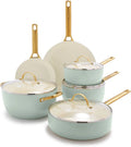 Hard Anodized Ceramic Nonstick 10 Piece Cookware Set W2008
