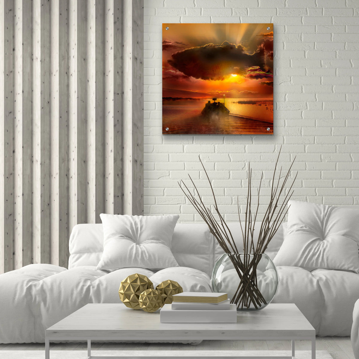 Acrylic Glass Wall Art 24"x24" R22241