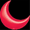 Red Flat Foil Balloon Q269