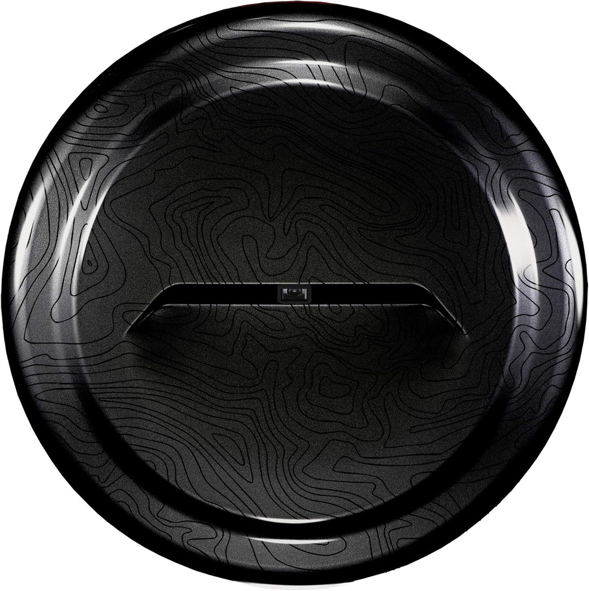 Black-Textured Rigid Tire Cover I615