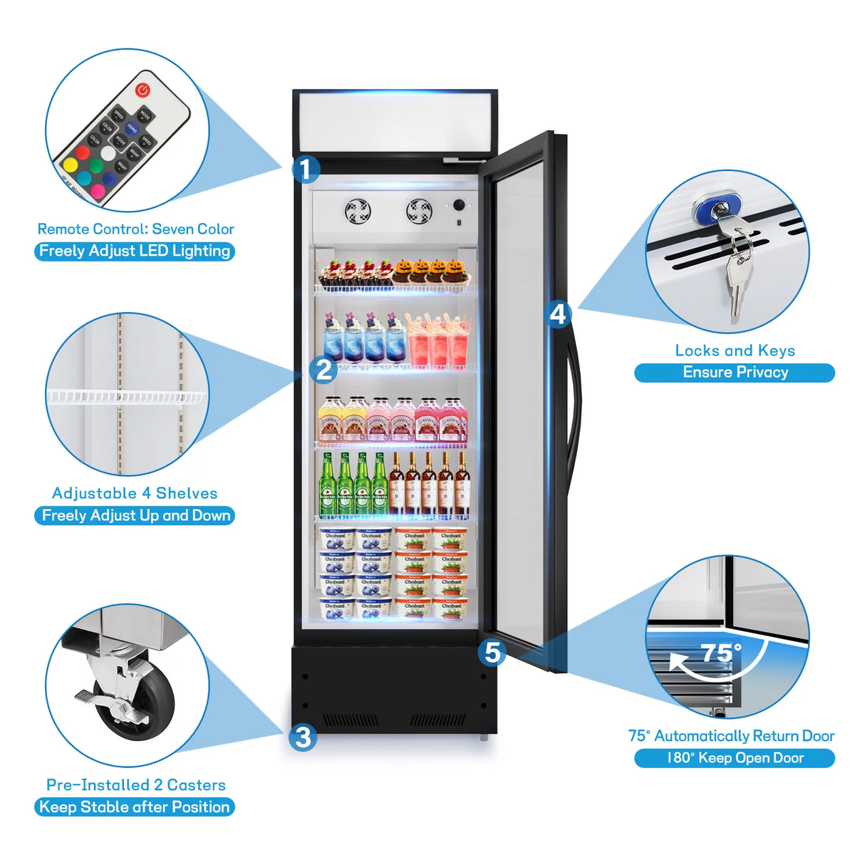 10.9 Cu.Ft Merchandising Refrigerator J972673