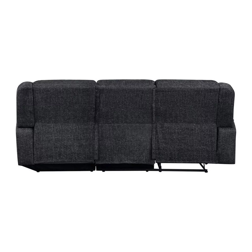 Chenille Reclining Sectional with Right Chaise Z3408