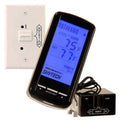 Black Fireplace Remote Control with Backlit Touch Screen H907336