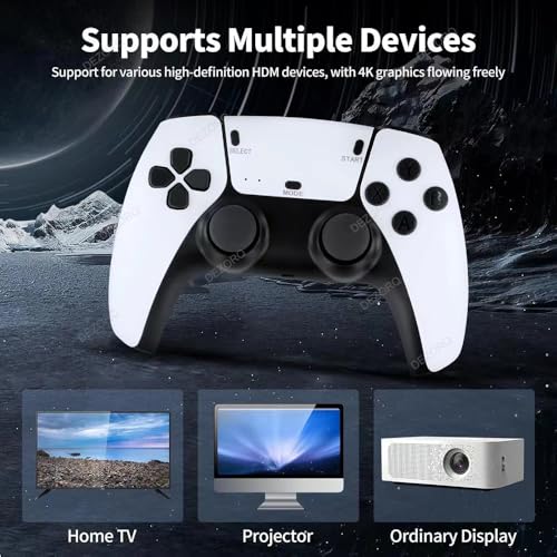 Wireless Retro Video Game Console with 128GB Memory Card and 2.4G Wireless Controllers R20142