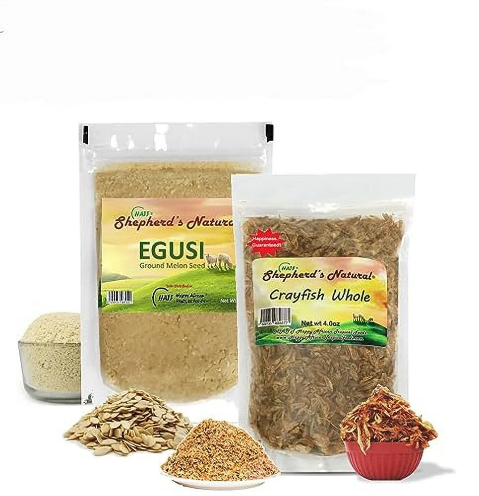Natural Egusi and Crayfish Ground Combo P91025