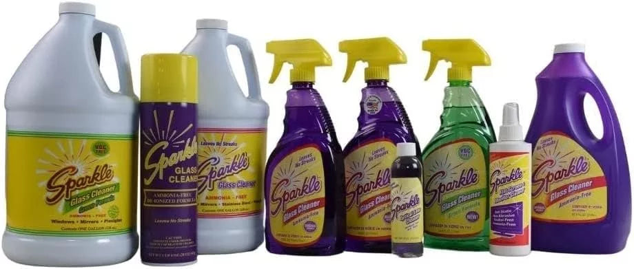 Ammonia-Free Glass Cleaner Spray Bottle Pack of 3 Y740
