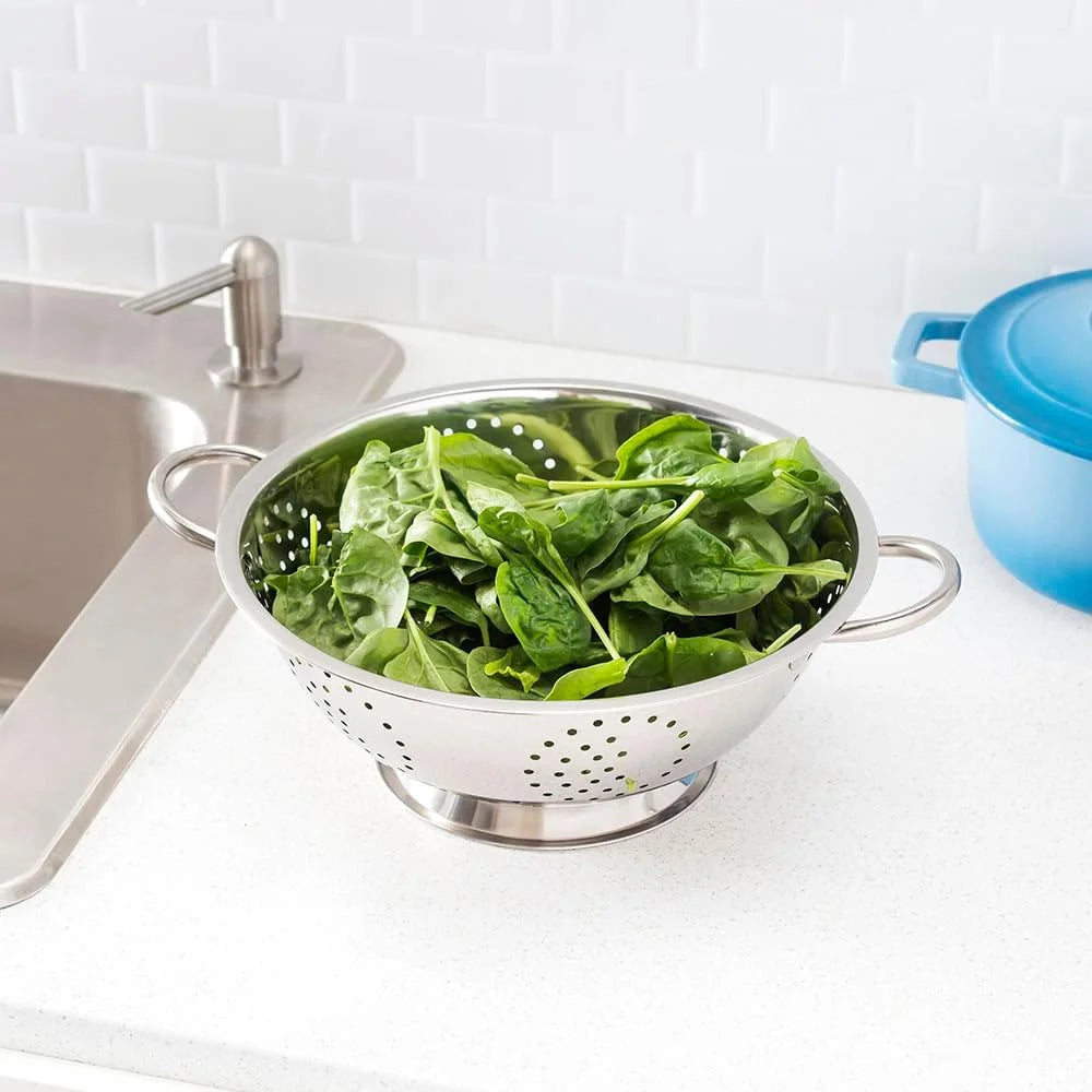 Stainless Steel Colander Strainer 5 Quart R54866