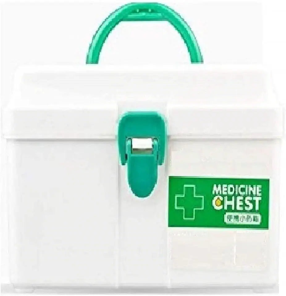 Portable Plastic First Aid Medicine Storage Box and Organizer M234