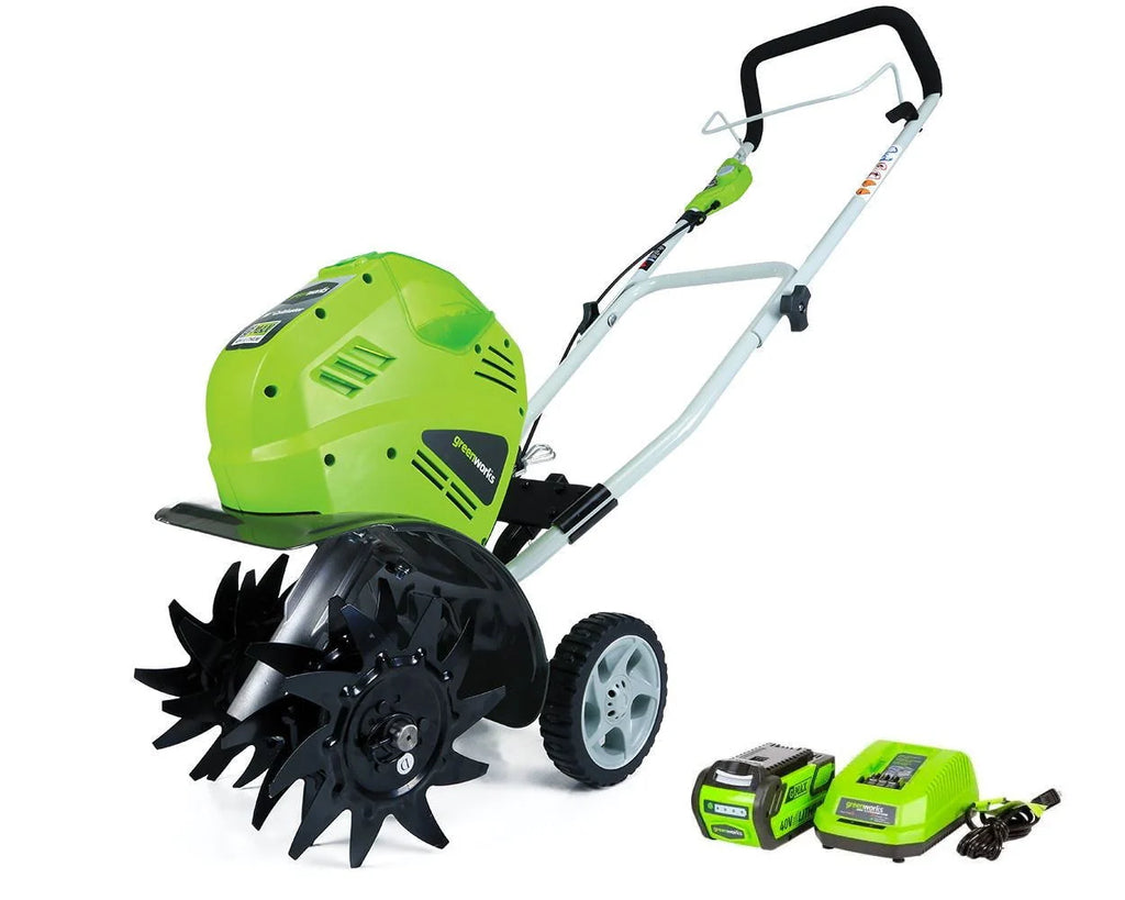 40V 10-inch Cordless Cultivator/Tiller with Battery and Charger S581