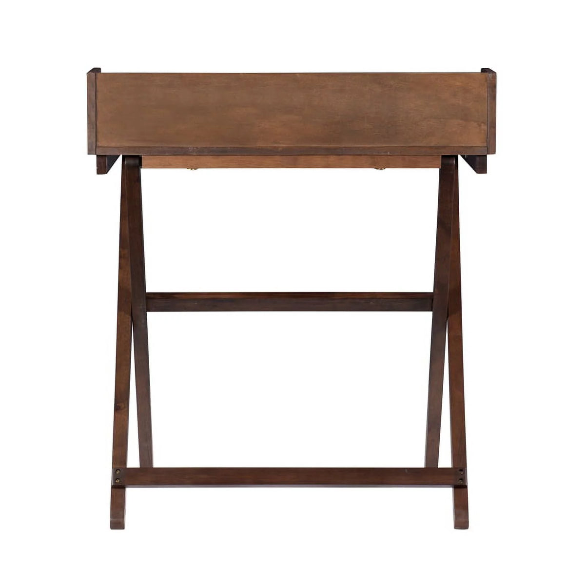 Wood Folding Desk in Antique Walnut Brown B155840