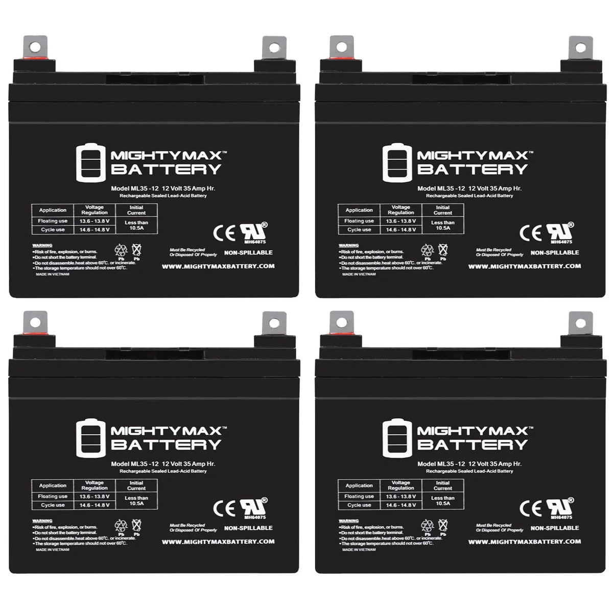 12V 35Ah Replacement Battery M31901