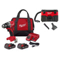 18-Volt Lithium-Ion Brushless Cordless 1/2 in. Compact Drill/Driver Kit with 2 Gal. Cordless Wet/Dry Vacuum J92586