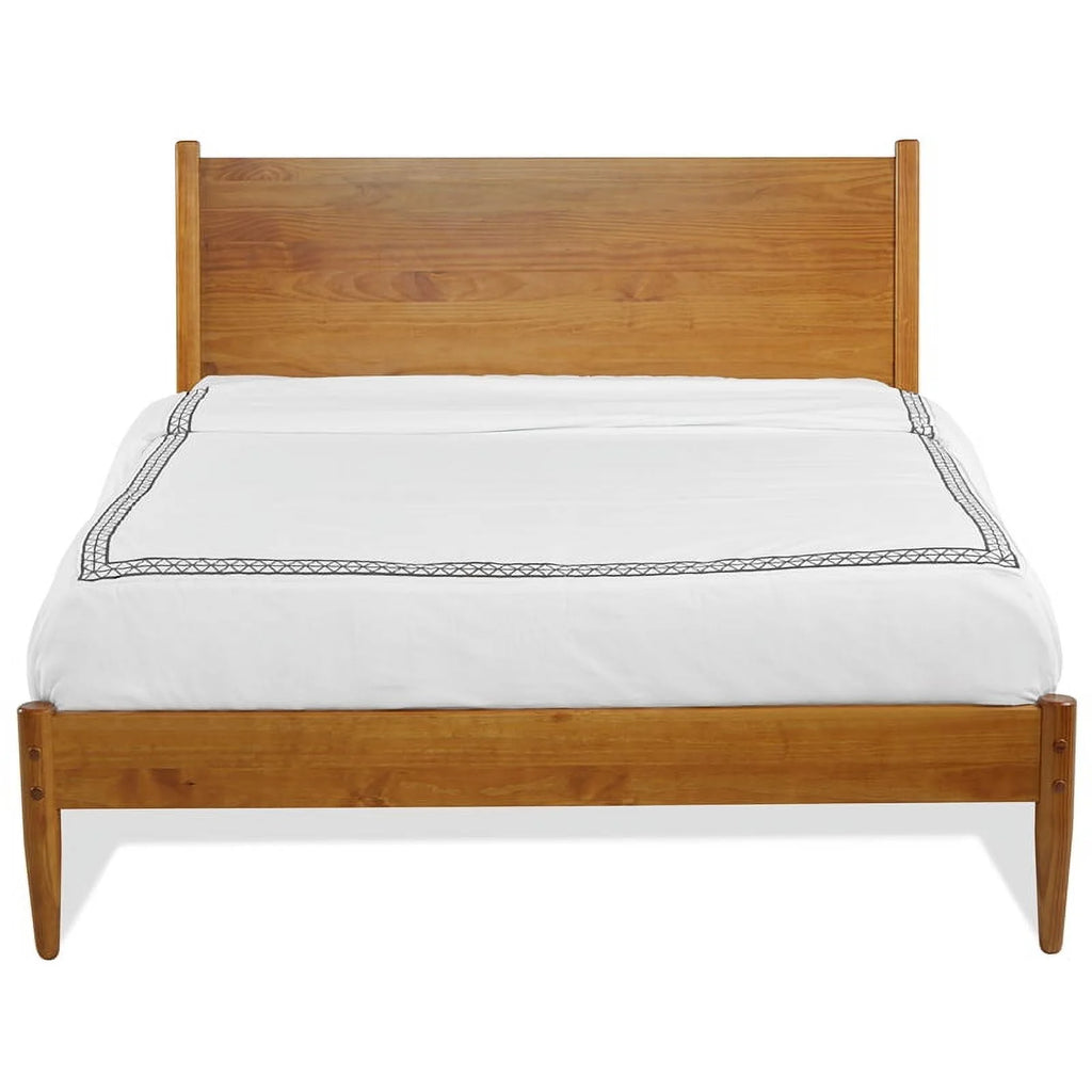 Solid Wood Queen Panel Bed H19934