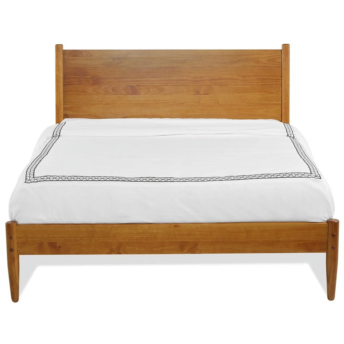 Solid Wood Queen Panel Bed H19934
