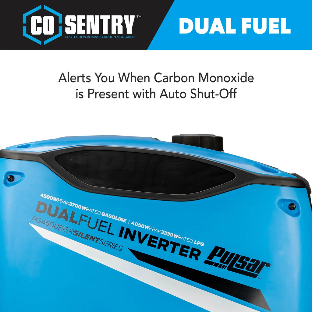 4,500-Watt Dual-Fuel Inverter Generator J37744