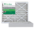 Silver MERV 8 27x27x4 Pleated AC Furnace Air Filter, Pack of 2 U764909