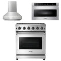 30 Propane Gas Range, Range Hood, Microwave Y29603