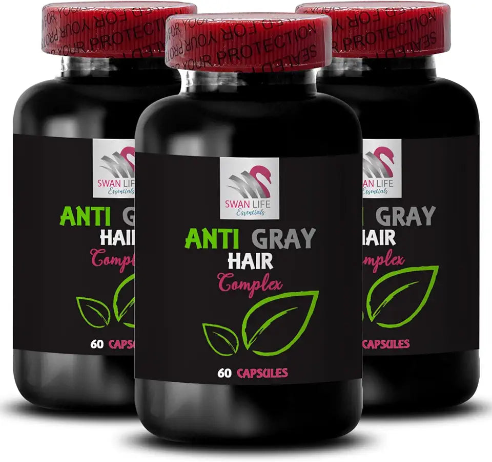 Anti Gray Hair Supplement 180 Capsules S9982