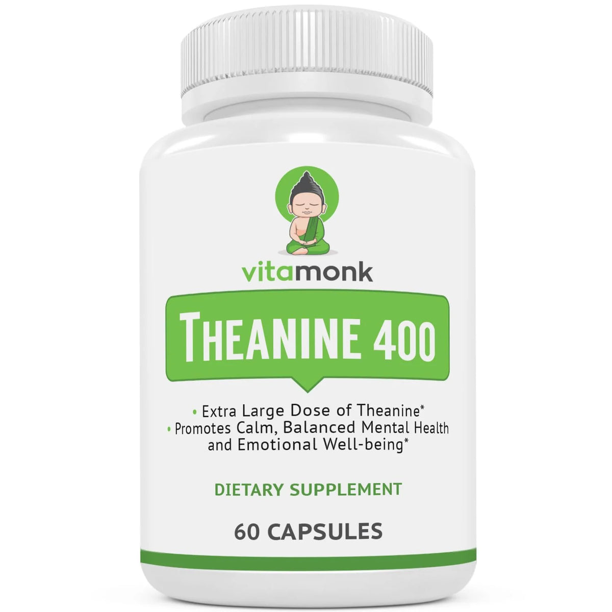 L Theanine 400mg 60 Capsules Supplement J5032