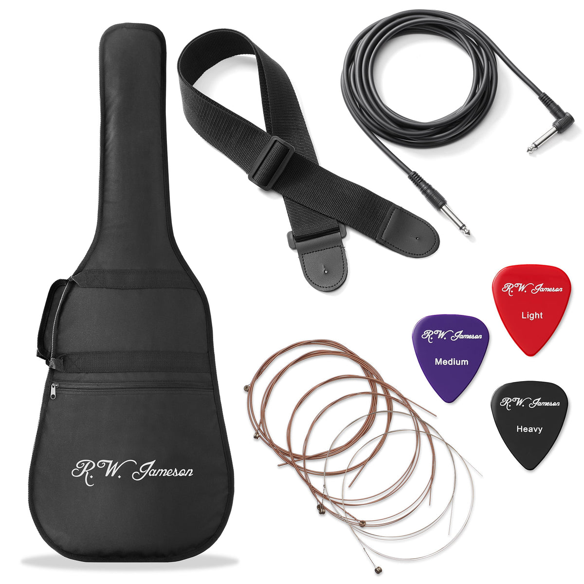 41-Inch Full-Size Acoustic Electric Guitar Black K292720