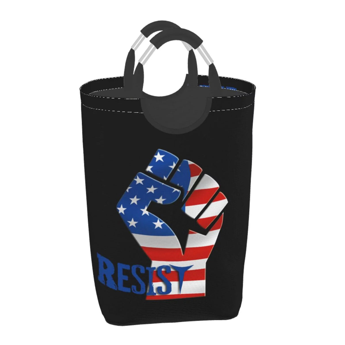 American Usa Flag Laundry Basket with Handles X61142