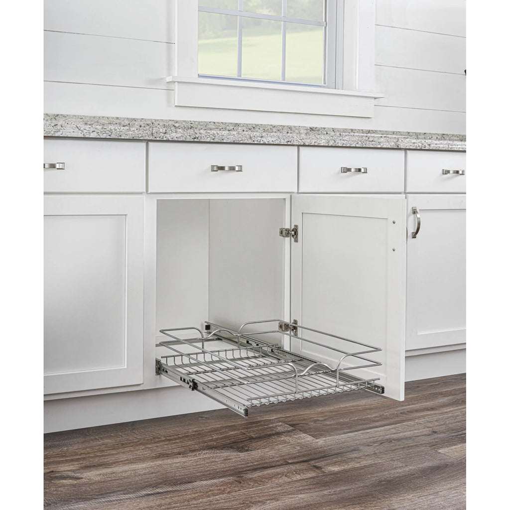 Pull Out Cabinet Shelf Organizer, 15 x 20 In M472