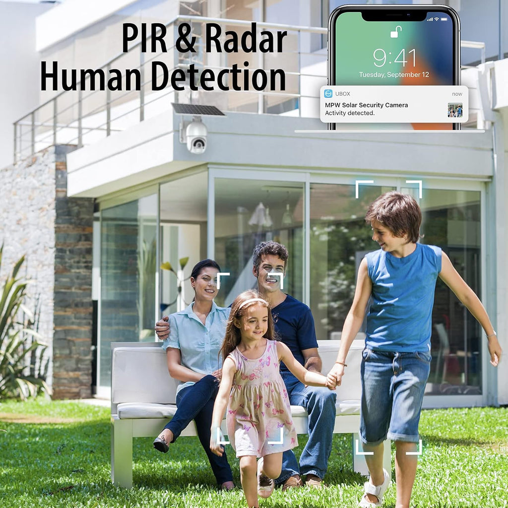 1080P PTZ Security Camera with Battery C934755