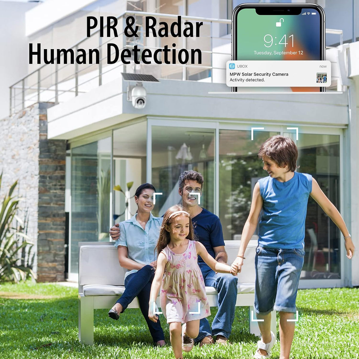 1080P PTZ Security Camera with Battery C934755