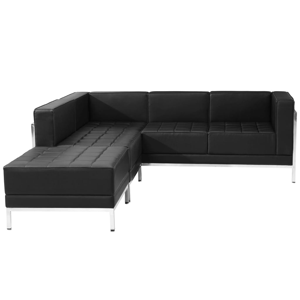3 Piece LeatherSoft Modular Sectional N42077