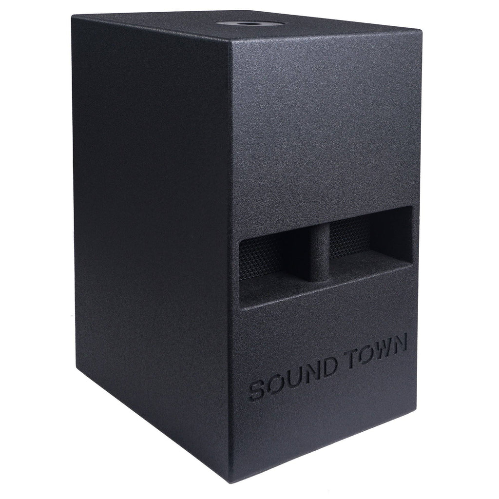 12” 800W Powered Pa/dj Subwoofer with Folded Horn Design, Black D796