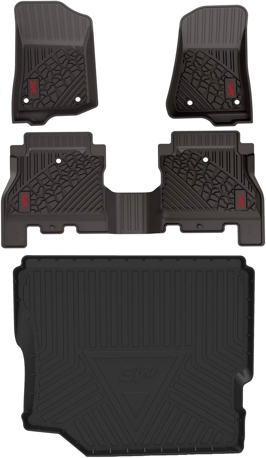 Black TPE Floor Mats Full Set N665