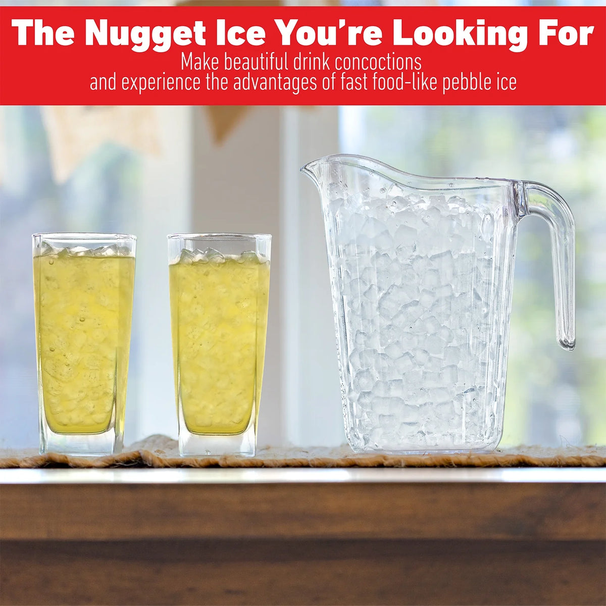 44LB Automatic Countertop Nugget Ice Maker J51929