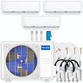 30,000 BTU 3 Zone Ductless Mini Split Air Conditioner and Heat Pump I848