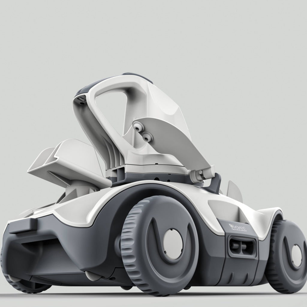 Cordless Robotic Pool Cleaner with Batteries and Charger Cable Y853