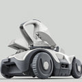 Cordless Robotic Pool Cleaner with Batteries and Charger Cable Y853