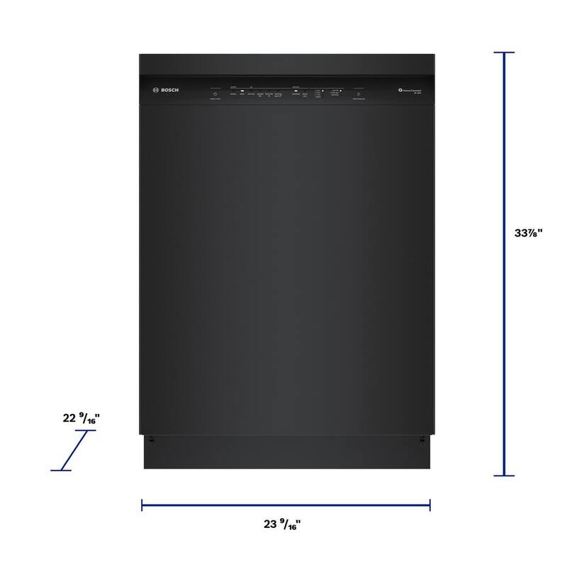 Black 24 in. Tall Tub Dishwasher Z114175