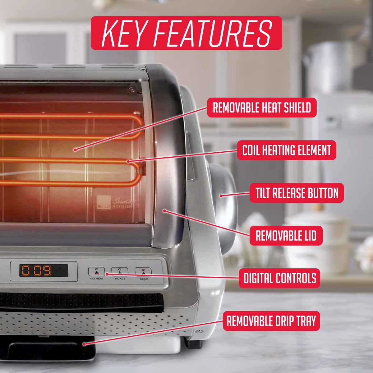 Rotisserie, Stainless P61238
