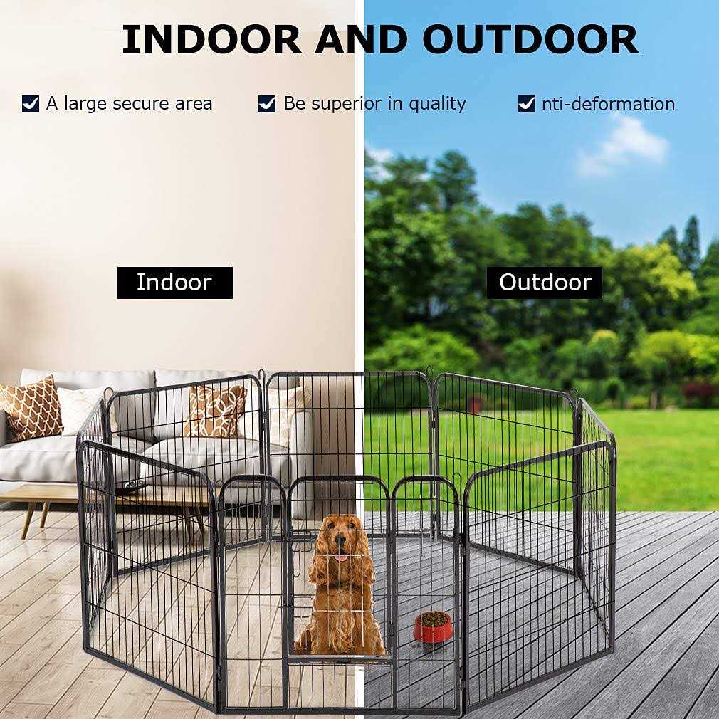 Heavy Duty Pet Playpen Dog Exercise Pen Cat Fence S926