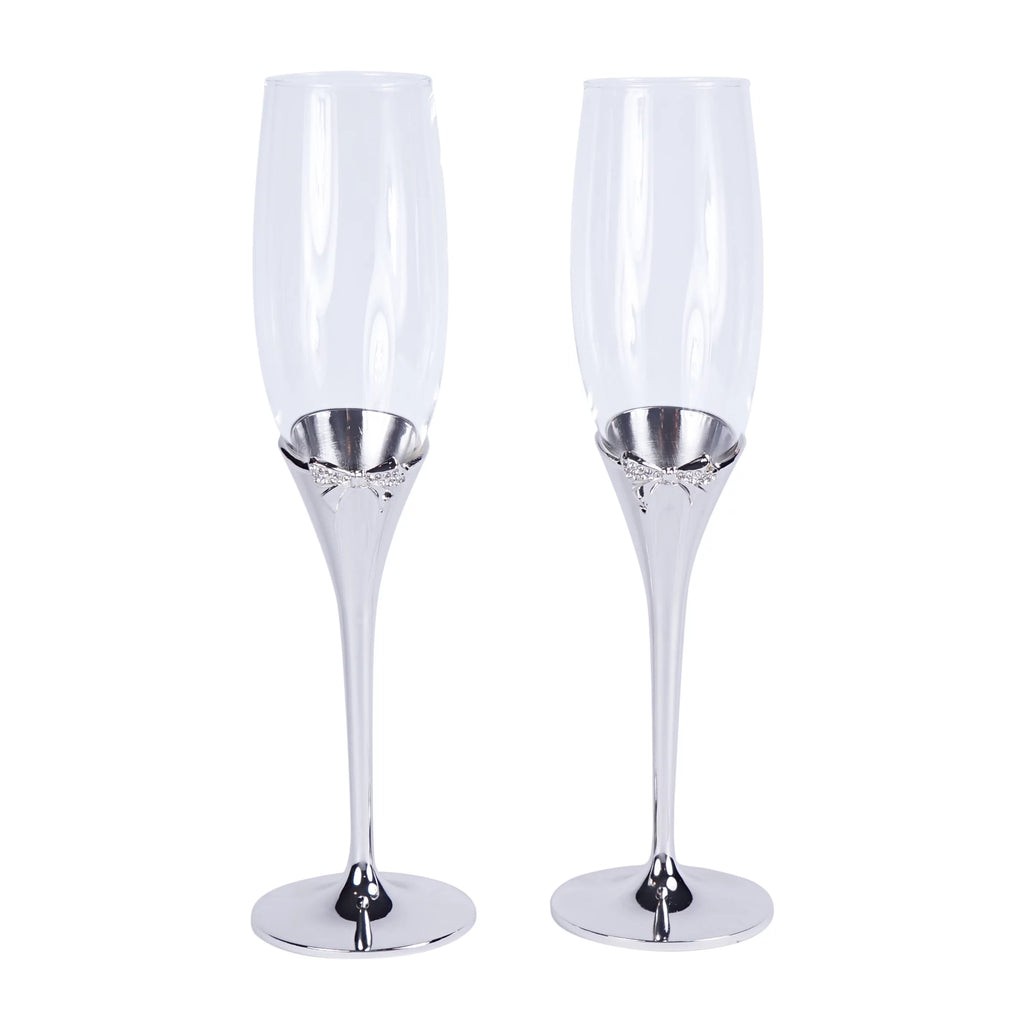 Silver Toasting Flutes T488