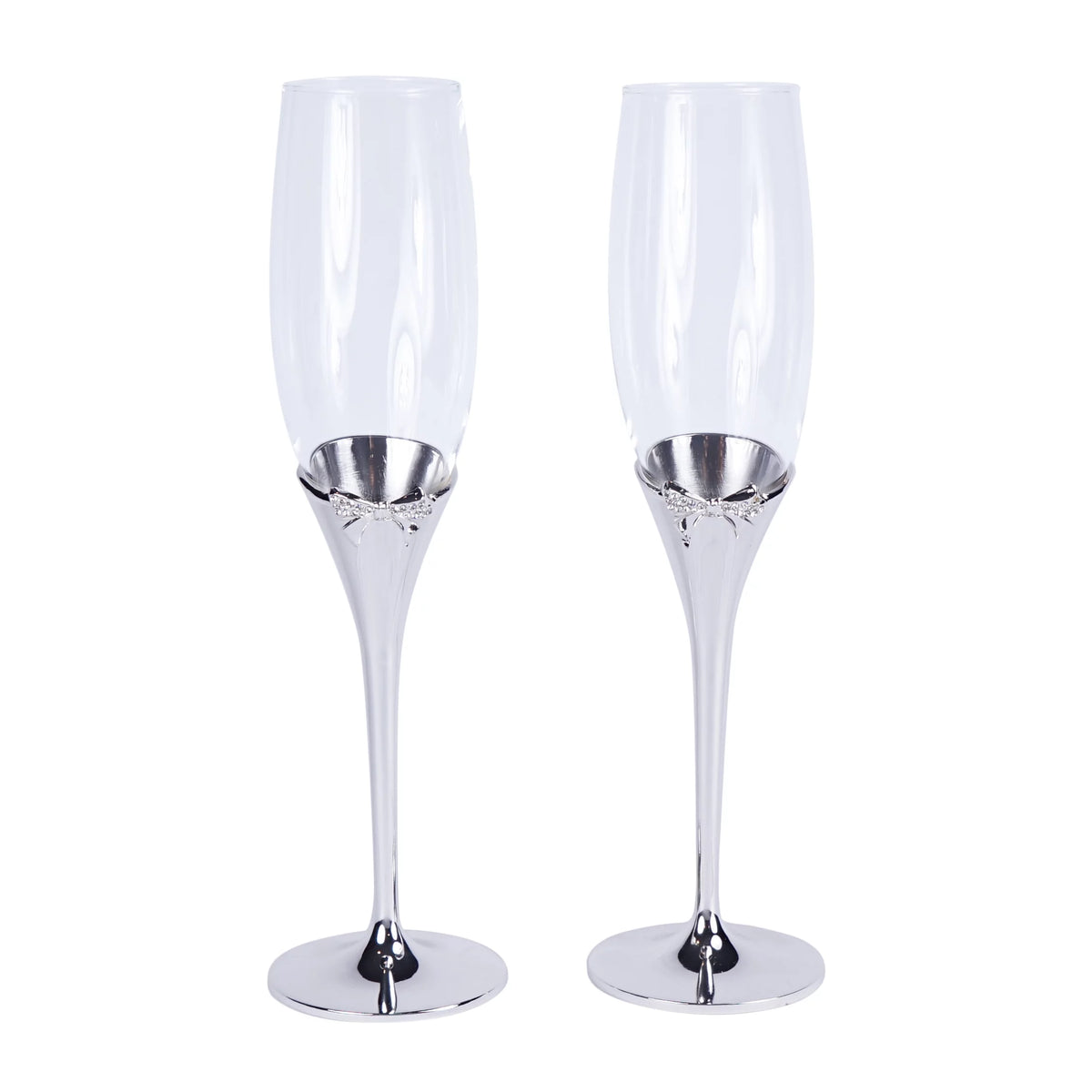 Silver Toasting Flutes T488