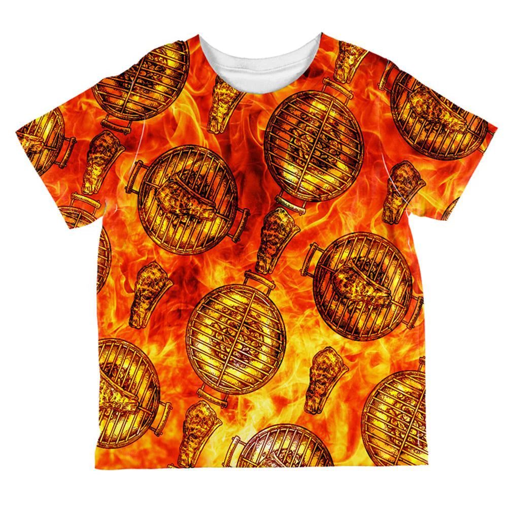 Steak Pattern Toddler T Shirt 2T Z476028