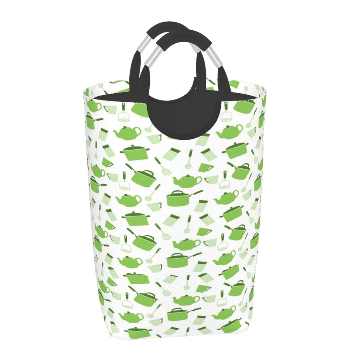 Large Canvas Fabric Collapsible Laundry Hamper T75798