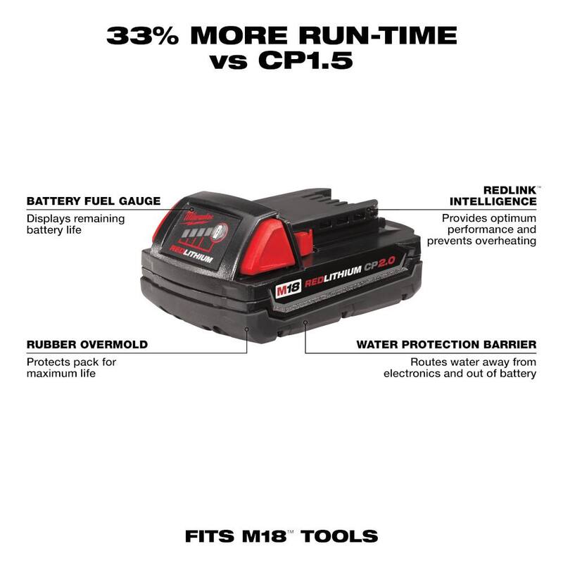 18-Volt Lithium-Ion Brushless Cordless 1/2 in. Compact Drill/Driver Kit with 2 Gal. Cordless Wet/Dry Vacuum J92586