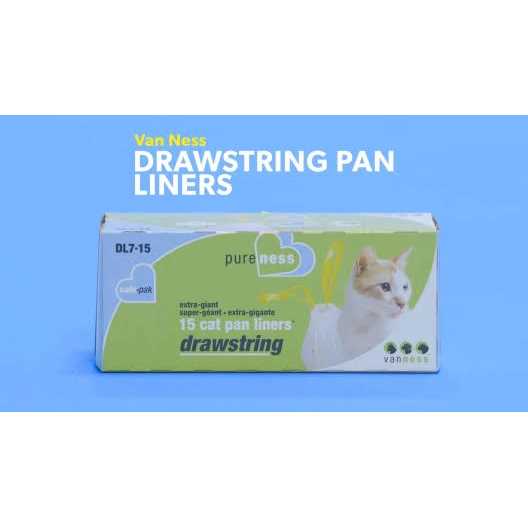Drawstring Cat Pan Liners L308