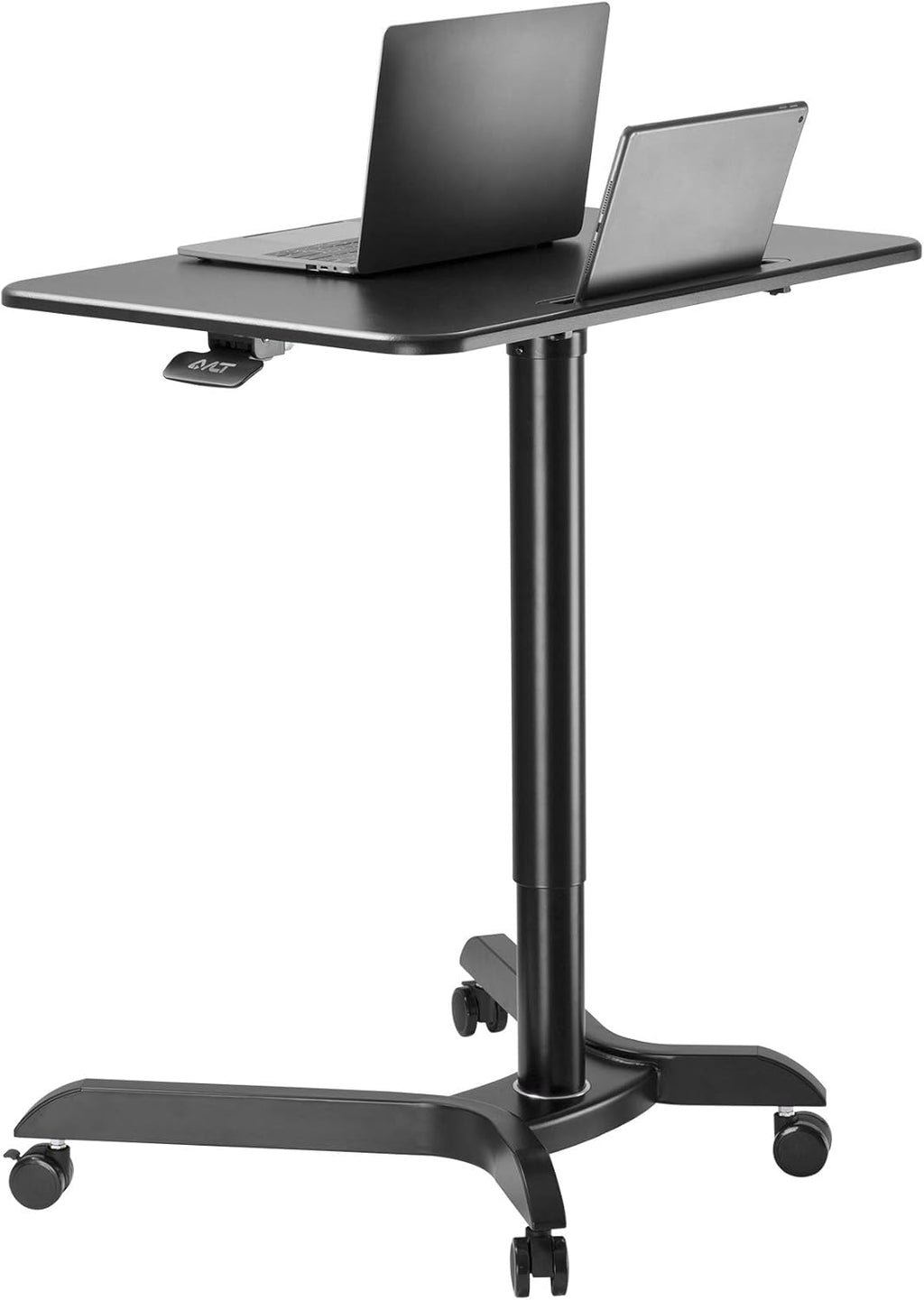 Pneumatic Laptop Standing Desk Cart V593112