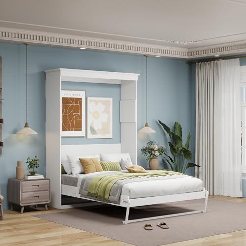 Black Wood Full Size Murphy Bed D36833