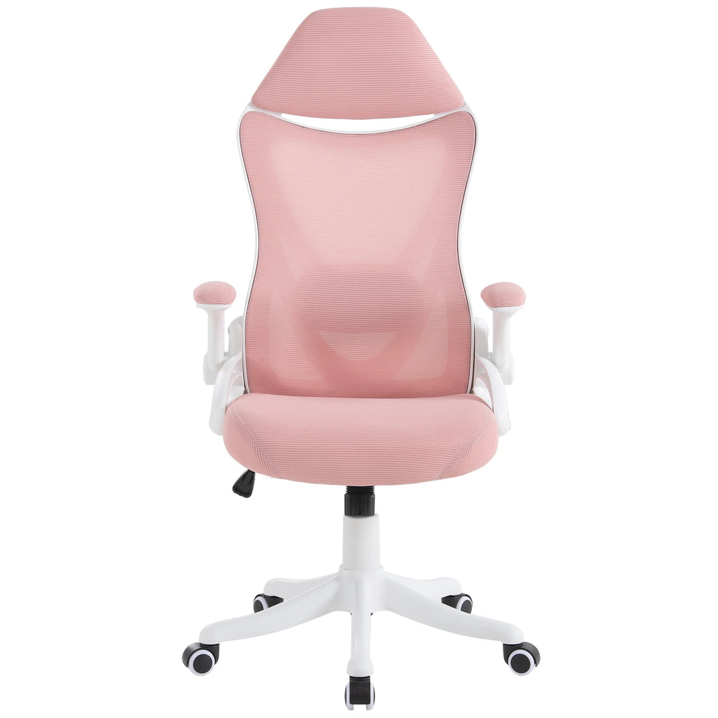 Pink Adjustable Mesh Ergonomic Office Chair J434652