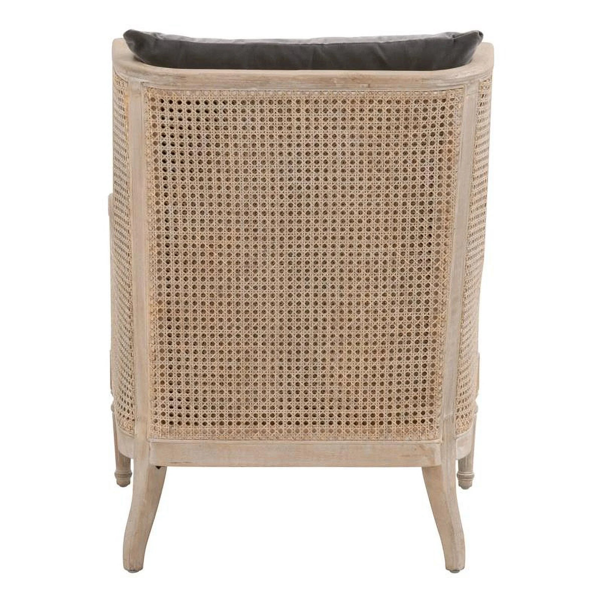 Gray Velvet Club Chair S179